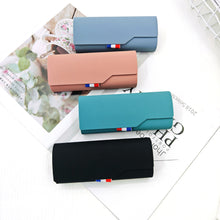 画像をギャラリービューアに読み込む, JETAKU Eyeglass cases Eye Glasses Case Hard Shall, Fashionable PU Leather Eye Glasses Case, Portable Glasses Case For Women /men, Light Weight
