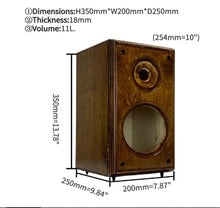 画像をギャラリービューアに読み込む, JETAKU Classic Loudspeaker Empty Cabinet, Wooden High-grade Audio Protective Case, Double Opening design, Dust-proof mask, Dust-blocking without reducing timbre, Retro fashion, Suitable for families, Parties, Easy to carry
