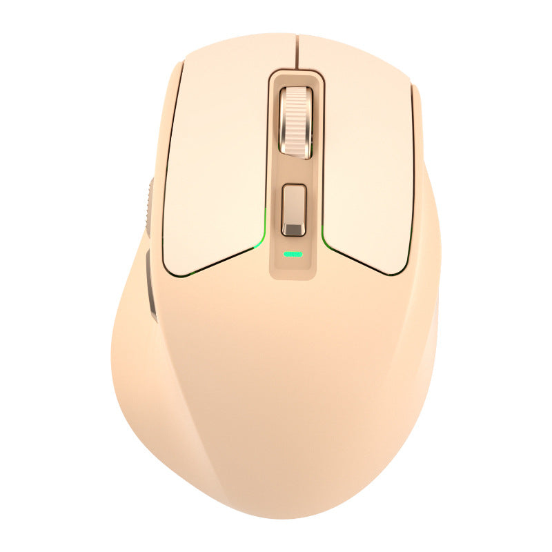 JETAKU  Compact Wireless Mouse, Fast Scrolling, Quiet Clicks, USB C, Bluetooth, Windows PC, Linux, Chrome