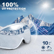 JETAKU Snow Snowboard Goggles For Women/Men, Sports Goggles, Snowmobile Skiing Skating, TPU Material