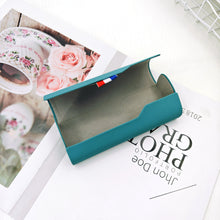 画像をギャラリービューアに読み込む, JETAKU Eyeglass cases Eye Glasses Case Hard Shall, Fashionable PU Leather Eye Glasses Case, Portable Glasses Case For Women /men, Light Weight
