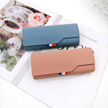 画像をギャラリービューアに読み込む, JETAKU Eyeglass cases Eye Glasses Case Hard Shall, Fashionable PU Leather Eye Glasses Case, Portable Glasses Case For Women /men, Light Weight
