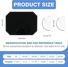 画像をギャラリービューアに読み込む, JETAKU Spectacles Lenses, Stick on bifocal lens, goggles and glasses into magnified, Reusable lenses
